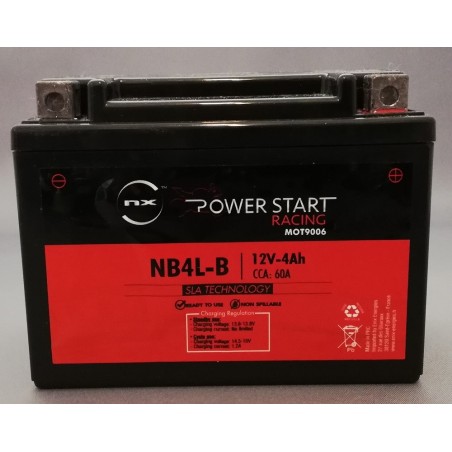 Batterie Moto  NX YB4L-B / YB4L-A / NB4L-B 12V 4Ah