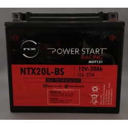 YTX20L-BS NX AGM Motorcycle Battery 12V 20Ah (NTX20L-BS)