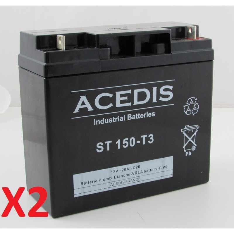 Batteries pour Onduleur (ASI) Exide NetUPS SE 1500 (SE1500)