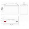 Batterie AGM étanche ACEDIS ST1100 12V 111Ah VO