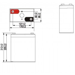 Batterie AGM étanche ACEDIS ST1500 2V 168Ah VO