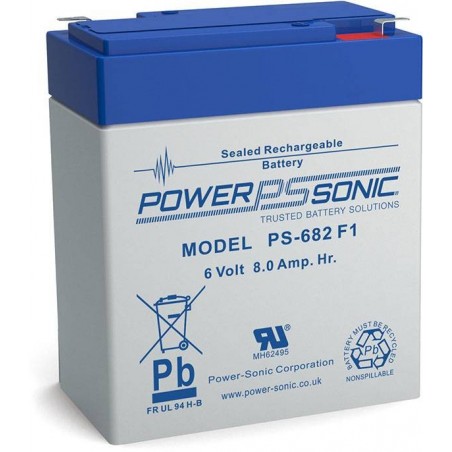 Batterie plomb étanche AGM Powersonic PS-682