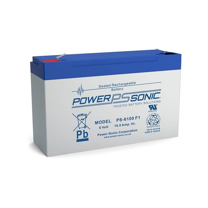Batterie plomb étanche AGM Powersonic PS-6100 Batterie plomb étanche AGM Powersonic PS-6100