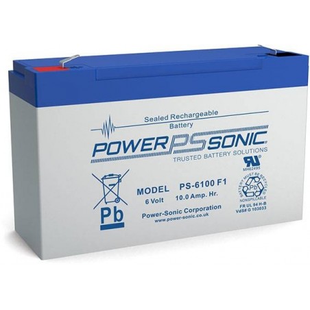 Batterie plomb étanche AGM Powersonic PS-6100