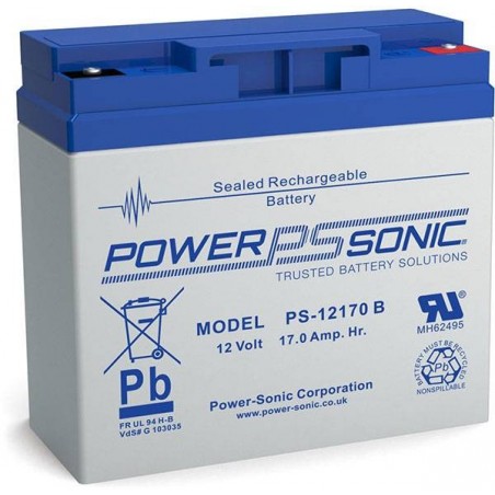 Batterie PowerSonic PS-12170 VDS AGM étanche 12V 17Ah