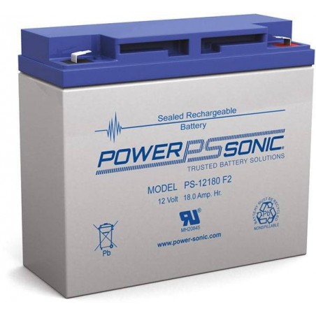 batterie AGM étanche Powersonic ps-12180-FR