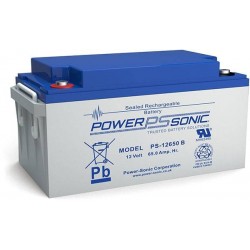 Batterie AGM Power Sonic 12V 65Ah C20 / PS-12650VDS