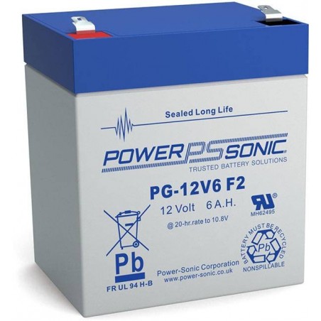 batterie AGM étanche Powersonic longe vie pg-12V6