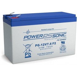 Batterie AGM Power Sonic 12V 7,6Ah C20 / PG-12V7.6