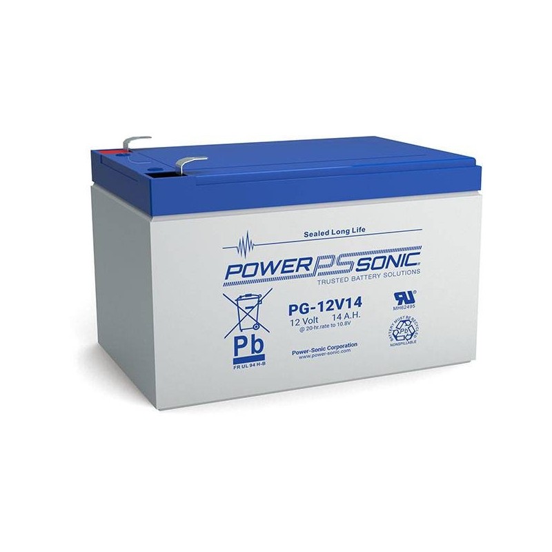 Batterie PowerSonic PG-12V14 12V 14Ah à longue Durée de vie