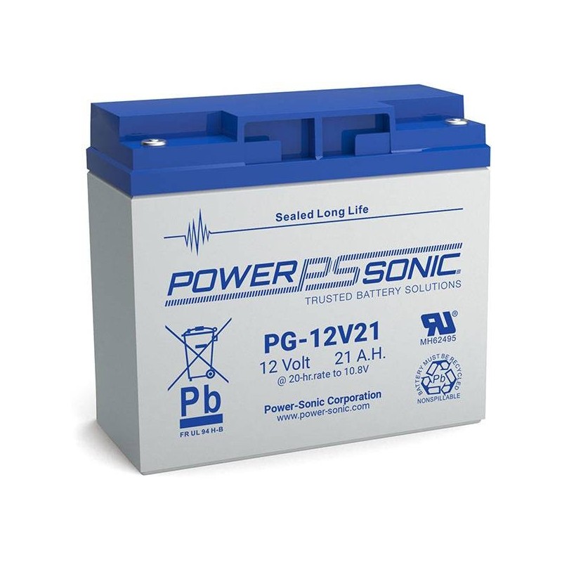 Batterie AGM Power Sonic 12V 21Ah C20 / PG-12V21 Batterie AGM Power Sonic 12V 21Ah C20 / PG-12V21