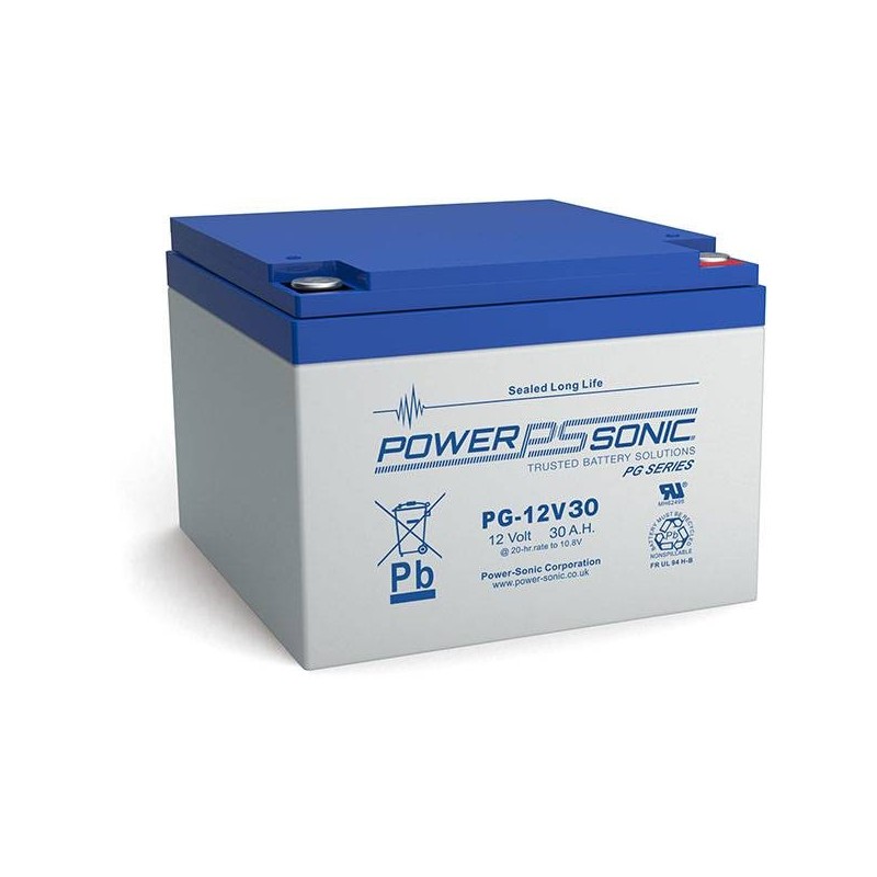 Batterie PowerSonic PG-12V30 12V 30Ah à longue Durée de vie