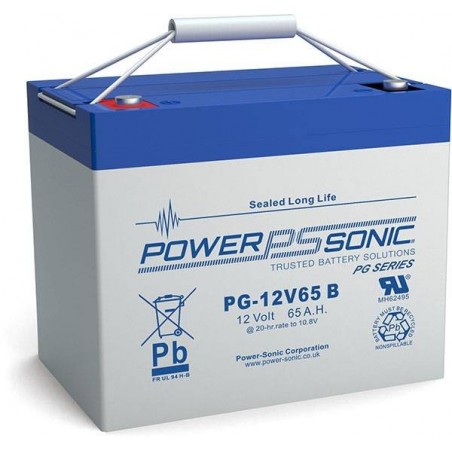 Batterie AGM Power Sonic 12V 65Ah C20 / PG-12V65