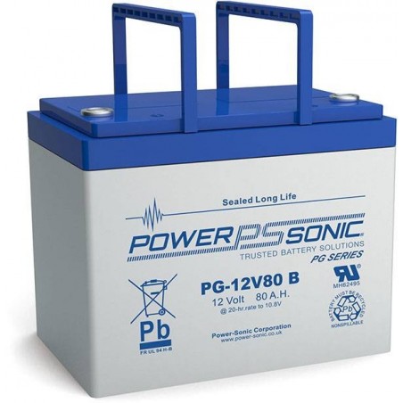 Batterie AGM Power Sonic 12V 80Ah C20 / PG-12V80