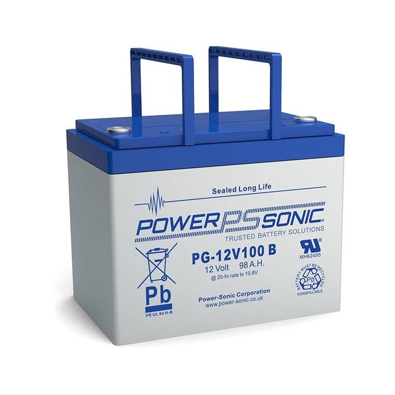 Batterie PowerSonic PG-12V100 12V 100Ah à longue Durée de vie