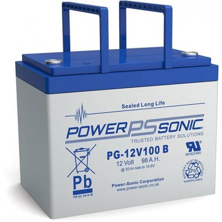 Batterie AGM Power Sonic 12V 100Ah C20 / PG-12V100