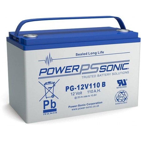 Batterie AGM Power Sonic 12V 110Ah C20 / PG-12V110