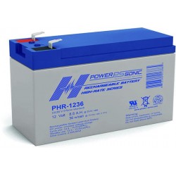 Batterie AGM Power Sonic 12V 8,5Ah C20 / PHR-1236-FR