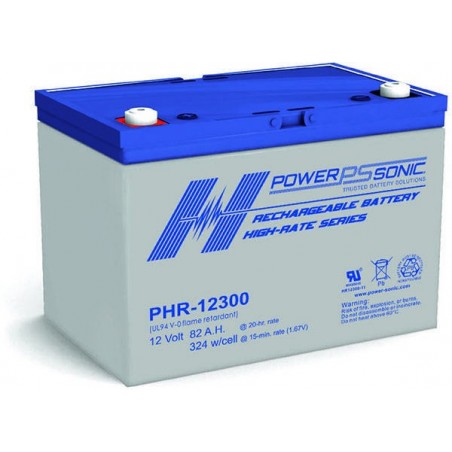 Batterie AGM Power Sonic 12V 82Ah C20 / PHR-12300-FR