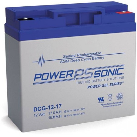 Batterie GEL Power Sonic 12V 17Ah C20 / DCG12-17