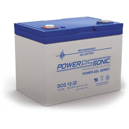 Batterie GEL Power Sonic 12V 26Ah C20 / DCG12-32