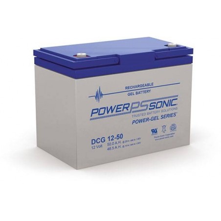 Batterie GEL Power Sonic 12V 50Ah C20 / DCG12-50