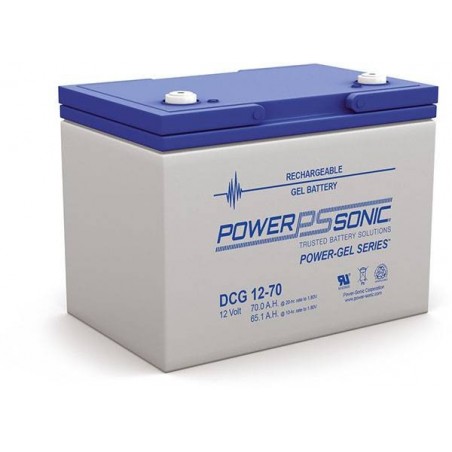 Batterie GEL Power Sonic 12V 70Ah C20 / DCG12-70