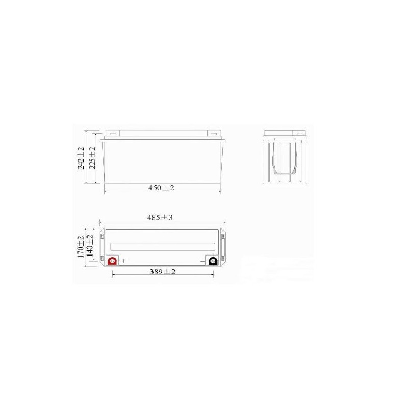 Batterie Lithium fer phosphate (LIFEPO4) ACEDIS 12V 237,6Ah C20 / LIFE12-237,6 Batterie Lithium fer phosphate (LIFEPO4) ACEDIS 12V 237,6Ah C20 / LIFE12-237,6