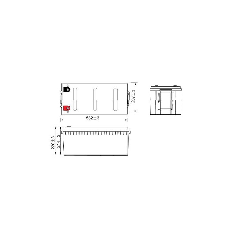 Batterie Lithium fer phosphate (LIFEPO4) ACEDIS 12V 237,6Ah C20 / LIFE12-237,6 Batterie Lithium fer phosphate (LIFEPO4) ACEDIS 12V 237,6Ah C20 / LIFE12-237,6