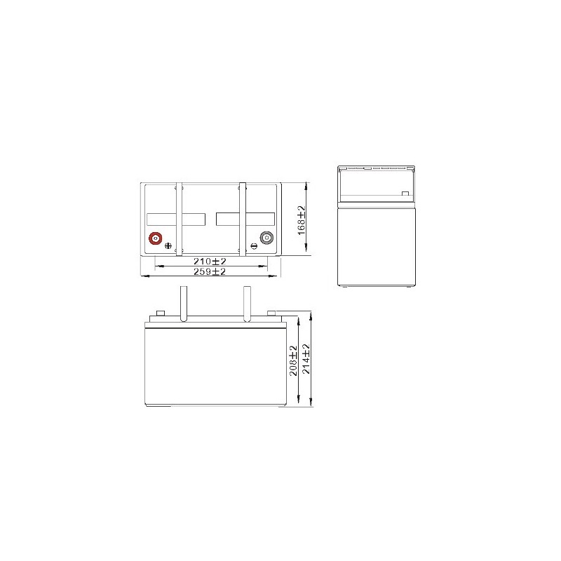 Batterie Lithium fer phosphate (LIFEPO4) ACEDIS 12V 237,6Ah C20 / LIFE12-237,6 Batterie Lithium fer phosphate (LIFEPO4) ACEDIS 12V 237,6Ah C20 / LIFE12-237,6