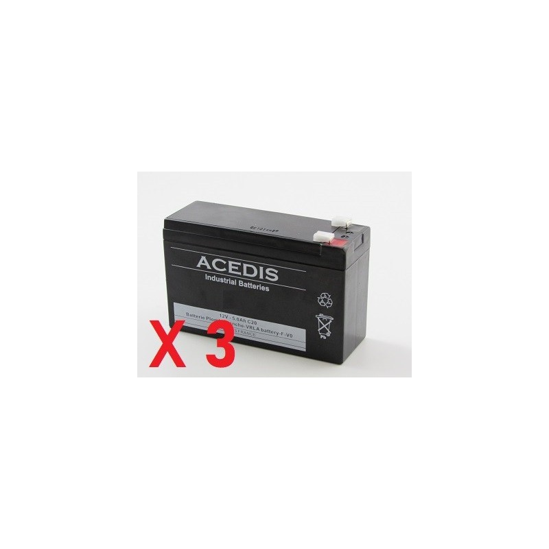 Pack Batterie 12v pour onduleur MGE Pulsar ESV11 (2673)