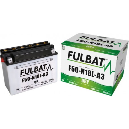 Batterie moto  FULBAT - BATTERIE MOTO GEL Y50-N18L-A / F50-N18L-A 12V 21AH