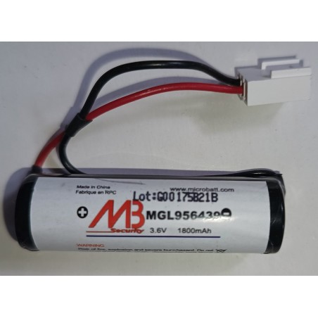 Pile batteries compatible Daitem Batli04 MB 3.6V 1.8Ah
