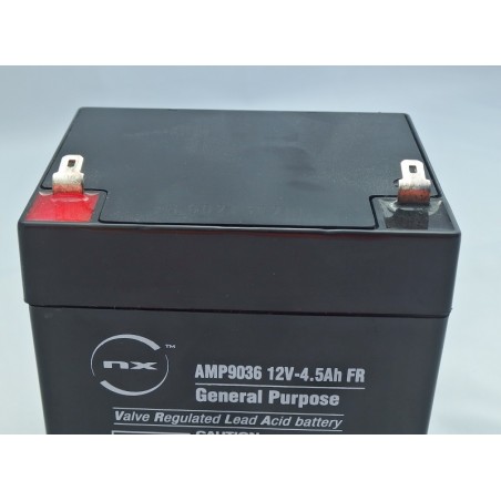 Batterie AGM NX 12V 4.5Ah cosses