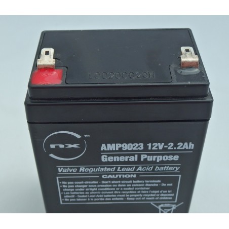 Batterie AGM NX 12V 2.2Ah cosses