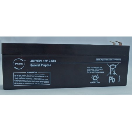 Batterie AGM NX AMP9025 12V 2.6ah