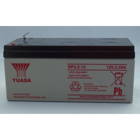 Batterie AGM NP3.2-12 YUASA 12V 3.2AH