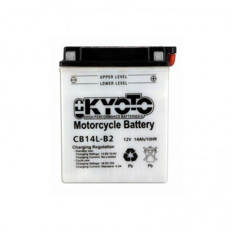 Batterie Moto KYOTO CB14-B2 / YB14L-B2 12V 14Ah