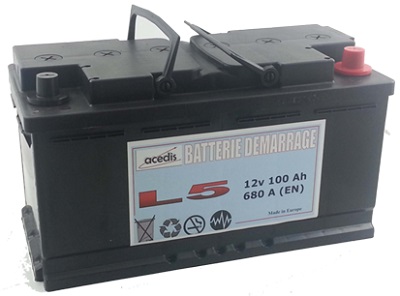 Batterie demarrage 12v 100Ah camping car 